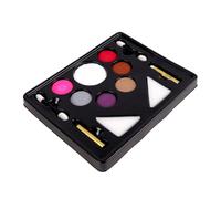 FLYPOP'S - Paleta de Maquillaje - Maquillaje Festivo - 259214 - 9 Colores - Piel Sensible - Probado en Laboratorio - Fiesta - Carnaval - Cumpleaños - Niño - Disfraz - A Partir de 3 años