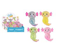 FLYPOP'S - Paquete de 12 Axolotl Squishy Anti-Estrés - Juego de Kermesse - Multicolor - Plástico - Niño y Adulto - Juguete Sensorial - Regalo - Ideal para Fiestas - A Partir de 3 años