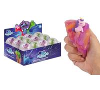 FLYPOP'S - Paquete de 12 Botes de Slime con Figura - Pop - 031096PA - Multicolor - Unicornio - Dinosaurio - Juguete para Niños - Sensorial - Regalo - Cumpleaños - Masa Pegajosa - A Partir de 6 años