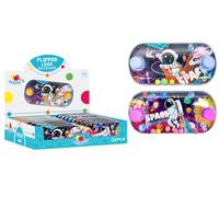 FLYPOP'S - Paquete de 24 Flipper de Agua - Juego de Habilidad - 031841PA - Modelo Aleatorio - Plástico - Adulto - Juego Vintage - Año 90 - Cumpleaños - Laberinto - 12 cm x 6 cm - A Partir de 3 años