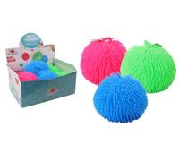 FLYPOP'S - Paquete de 6 Bolas de Erizo Luminosas - Juego de Kermesse - 038093PA - Multicolor - Silicona - Anti Estrés - Juguete Infantil - Lúdico - A Partir de 3 años