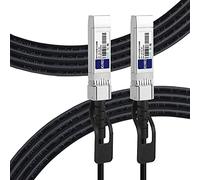 FLYPROFiber Cable Twinax de cobre de conexión directa pasiva 10 G SFP+ (DAC) compatible con Cisco SFP-H10GB-CU1M, Ubiquiti, Netgear, Mikrotik, D-Link, Mellanox, Supermicro y más.