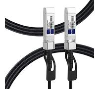 FLYPROFiber Cable Twinax de cobre de conexión directa pasiva de 3 m (10 pies) 10 G SFP+ (DAC) compatible con Cisco SFP-H10GB-CU3M, Ubiquiti, Netgear, Mikrotik, D-Link, Mellanox, Supermicro y más.