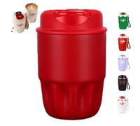 FlyShangUgo Coffee Vacuum Flask, Portable Cup for Daily Commute, Stainless Steel Insulated Insulation Vacuum Mug with Lid and Handle, Travel Bottle for Hot and Cold Beverages (A-260ml)