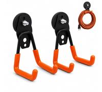 FlyShangUgo Heavy-Duty Magnetic Double-Claw Hook, Strong Utility Van organization, Double Hooks for Garage, Heavy Duty Magnetic Attachment for Hanging Tools and Organizing Equipment (2, S)