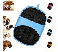 FlyShangUgo Pet Hair Removal Glove for Dogs & Cats, Double-Sided Pet Grooming Gloves, Reusable Fur Remover Glove for Couch, Carpet, Car Seats, Universal Fit Washable Hair Cleaner (C)