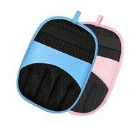 FlyShangUgo Pet Hair Removal Glove for Dogs & Cats, Double-Sided Pet Grooming Gloves, Reusable Fur Remover Glove for Couch, Carpet, Car Seats, Universal Fit Washable Hair Cleaner (J)
