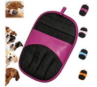 FlyShangUgo Pet Hair Removal Glove for Dogs & Cats, Double-Sided Pet Grooming Gloves, Reusable Fur Remover Glove for Couch, Carpet, Car Seats, Universal Fit Washable Hair Cleaner (D)