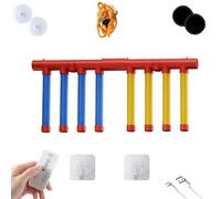 FlyShangUgo Reaction Challenge Game, Catching Sticks Game with 3 Adjustable Speed, Remote controllable Reactions Training Toy and Reactions Games, Family Games for Kids and Adults (Style-E)
