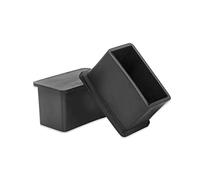 Flyshop 8 Tapas rectangulares para Patas de Silla de PVC Que no Dejan Marcas para Patas de sillas, Protectores de Suelo de Muebles, Cubiertas de Mesa de 15 mm x 30 mm, 5/8" X 1-3/16"