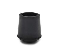 Flyshop Cubiertas Redondas para Mesa de Muebles, Antideslizantes, Resistentes, de Goma, para Patas de Silla, Protectores de Suelo, Color Negro, 4 Unidades, 16 mm, 5/8 Pulgadas