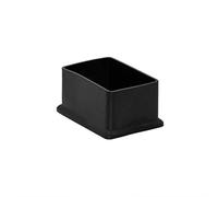 Flyshop Tapas para Patas de sillas, Fundas de Mesa, Protectores de Suelo de PVC, Patas rectangulares, 4 Unidades, 40 x 60 mm, 1-9/16" x 2-3/8"