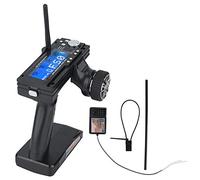 Flysky FS-GT3B 2.4G 3CH LED Transmisor y Receptor para RC Car Boat Model, Transmisor Transmisor con Receptor para RC Car Boot de, Car Boat Transmitter, Receptor Sistema de Radio para RC Race Car Boat