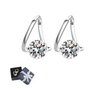 Flysmus Halolux Linphvity Germanium - Pendientes de magnetoterapia linfática, aretes de acupuntura, aretes de drenaje linfático, joyería para mujer, Plástico