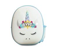 Flyte Unisex-Youth Chloe the Unicorn mochila, Blanco/Azul/Rosado, un tamaño