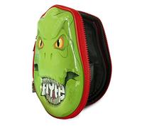 Flyte Unisex-Youth Darwin the Dinosaur estuche para lapices, verde/Rojo, un tamaño