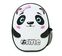 Flyte Unisex-Youth Polly the Panda Mochila, Blanco/Negro/Rosado, un tamaño
