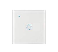 Flytise Interruptores inalámbricos Interruptor de luz WiFi Muro Inteligente Trabajo con Alexa Echo APLICACIÓN de Control de Google Home Assistant Interruptor de luz táctil Teléfono iOS 1 2 3 Pandilla