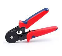 Flytuo Herramienta de crimpado hexagonal, AWG23-10 HSC8 6-6 de trinquete autoajustable para terminales de alambre, cables y mangas finales