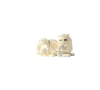 FLYuechun Ranan 3.94 x 1.97 pulgadas anillo creativo collar adorno creativo joyero caja de metal esmaltado color pendientes caja de almacenamiento nudo regalo de matrimonio (gatito)