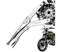 Flywheel Pulley Holder, Motorcycle Spanner Clutch Tightener, 11.61 Inches Adjustable Locking Tool, Non-Slip Handle, Flywheel Tools for Automotive Engine Repair and Maintenance