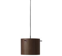 Lámpara colgante FRANDSEN FM 1954, nogal, Ø 28 cm, madera
