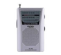FM/Am 2 Banda de Radio Estéreo, Portátil Mini Receptor de Radio de Bolsillo Construir en Altavoz con Pantalla LCD y Conector de Auriculares