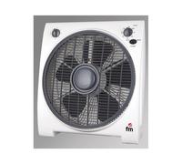FM Calefacción - BF-4 ventilador Negro, Blanco