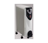 FM Calefacción - RW-20 calefactor eléctrico Negro, Gris 2000 W Radiador