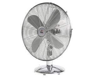 Fm Calefacción SM-140 Ventilador de Sobremesa 50W Cromo