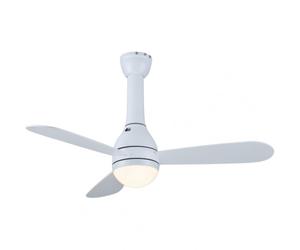 Fm Calefacción VT-105 SOFT Ventilador de Techo con Luz y Mando 50W Blanco