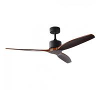 Fm Calefacción VT-6002 L Ventilador de Techo con Mando 4W Marrón