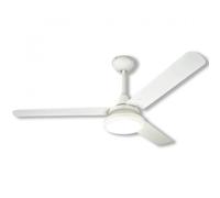 Fm Calefacción VTI-1140L Ventilador de Techo con Luz y Mando 70W Blanco
