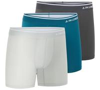 FM London - Bóxers Hombre de Micromodal Pack de 3 - Bóxers Suaves Antirozaduras, Carbón/Verde/Gris, XL