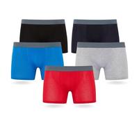 FM London Bóxers para hombre paquete de 5 con tecnología de protección contra olores HyFresh, Surtido Multicolor, L