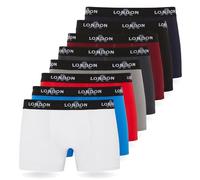 FM London - Bóxers para hombre, suaves, ropa interior elástica para uso diario paquete de 4/8, Multicolor (Pack de 8), XL