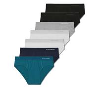 FM London, Pack de 7 Slips para Hombre Esenciales, Slip Modernos y Sin Etiquetas, Ricos en Algodón con Cintura Elástica Antideslizante, Talla XL, Multicolor