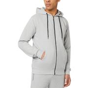 FM London sudadera con cremallera para hombre - Sudadera con cremallera ideal para ropa casual y deportiva, Gris, XL