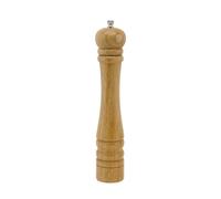 FM Professional - Molinillo de pimienta de madera, 32 cm, color negro