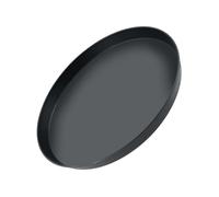 Fm Professional Placa para pizzaioli/Pastelería, Acero Aleado, Negro