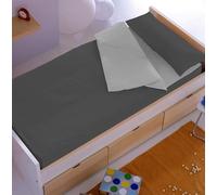 FM TEX Saco Nórdico Infantil 3 Piezas, para Camas 80-105 cm, 50% Algodón/Poliéster, Rosa (Antracita-Perla, 90 cm)