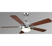 Ventilador de techo fm vt-2005 l 3,3w 5 aspas 5 velocidades luz led regulable temporizador mando a distancia
