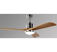 FM Ventilador VT6000L DE Techo, ASPAS, 132CM. 3 Palas, 6 VELOCID. LUZ LED, Mando Distancia, 660032