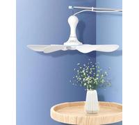 FM2018XSL Ventiladores de Techo con Mando a Distancia 6 Aspas 4 Velocidades Temporizador Hasta 12h Ventilador Techo Pequeño Silencioso