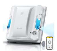 Fmart W7 - Robot de limpieza de ventanas con función de pulverización, robot automático para ventanas, potente potencia de succión 3800 Pa, depósito de agua de 50 ml, programación automática de