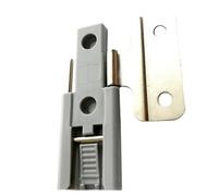 FMBC Bisagra de Puerta corredera Plegable Reversible, Armario, Armario, con Seguimiento, 4 Uds.