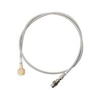 FMCQQBK Adaptador de manguera de alta presión de 60 pulgadas (1,5 m), tipo de tubo, diámetro de tubo de 8,3 mm, 1500 psi, adecuado para botellas de CO2 más grandes, para gas de agua y CO2, para Grohe