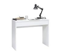 FMD Checker Escribanía, Madera, Blanco, 100x40x80 cm