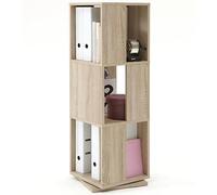 FMD furniture 291-001E, Estante Giratorio, imitación de Roble, Dimensiones Aprox. 34 x 108 x 34 cm (BHT), aglomerado Recubierto de Resina de melamina.