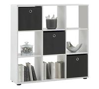 FMD furniture Biombo de Madera aglomerada recubierta de Resina de melamina, 104,5 x 108,5 x 33 cm Aprox.